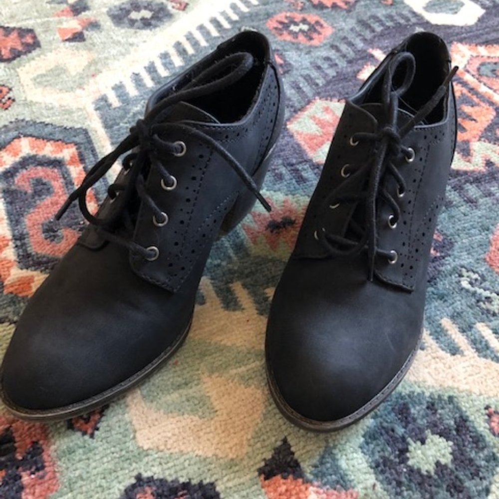 Black High Heel Booties